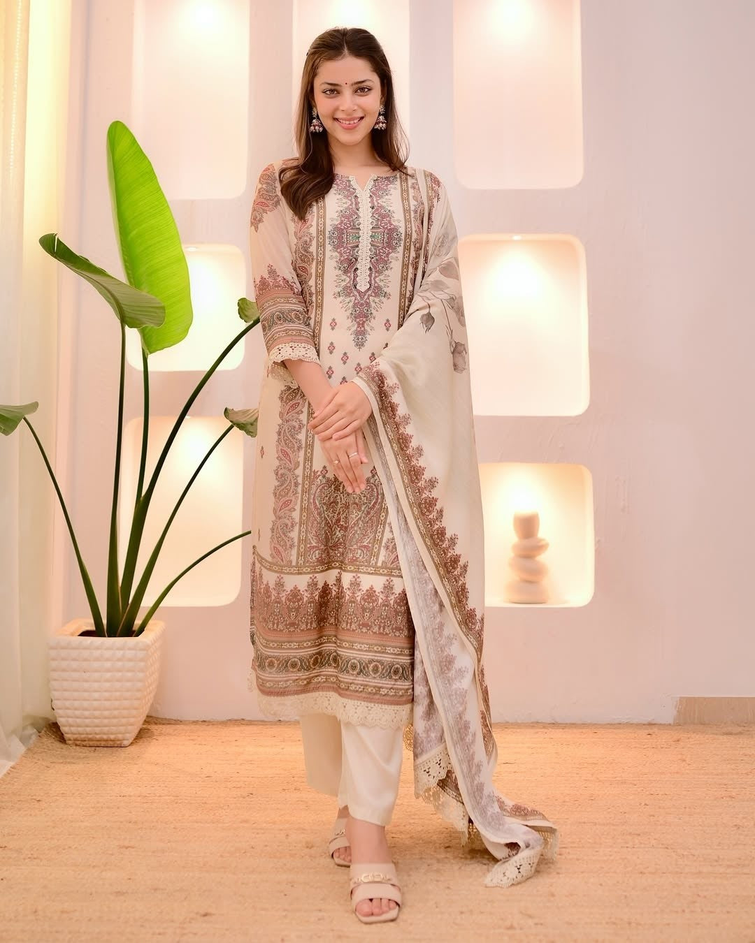 Pakistani stylish kurti set
