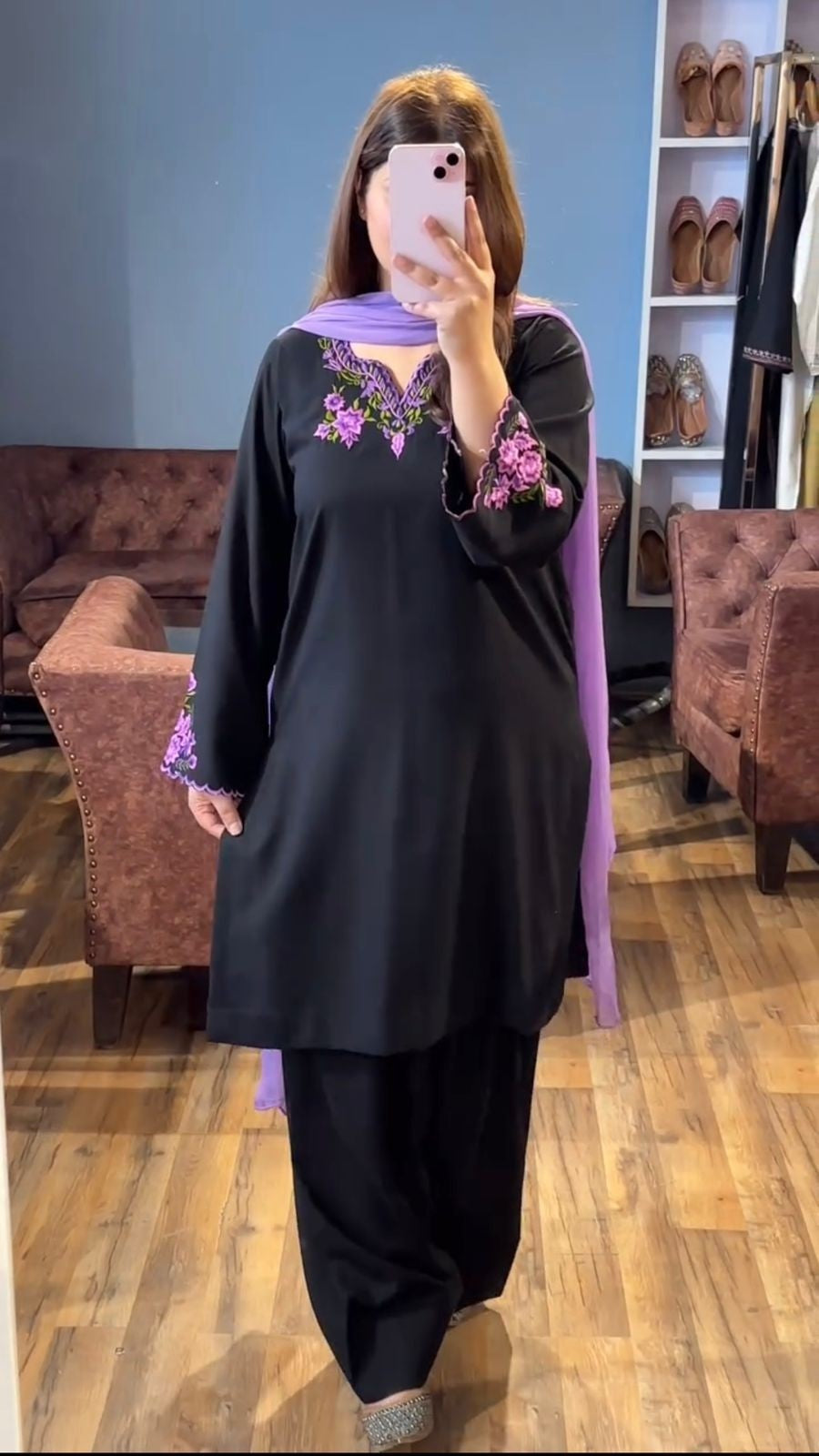 Designer black salwar suits